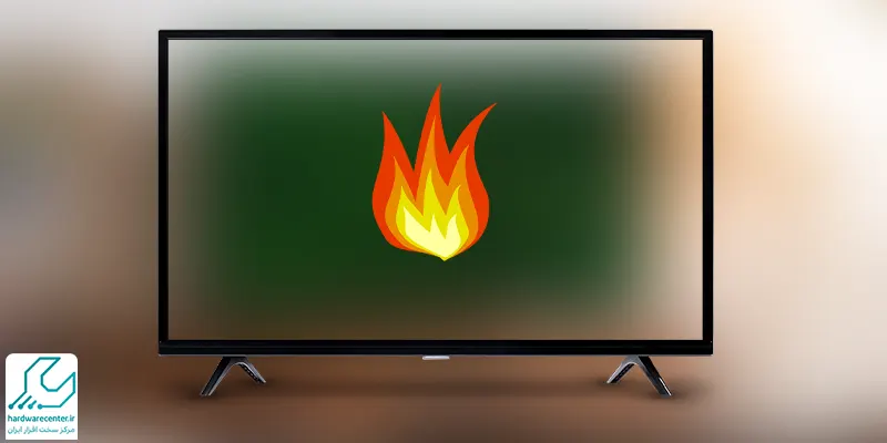 داغ شدن تلویزیون سامسونگ