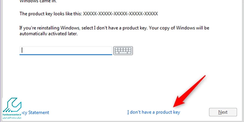 مراحل نصب ویندوز 11
