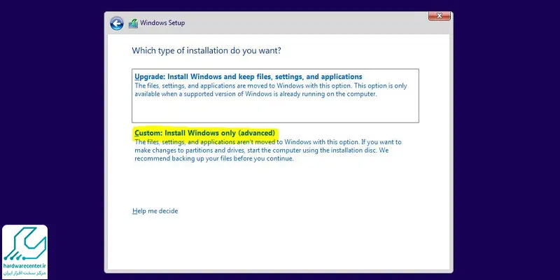 نصب گام به گام ویندوز 10