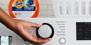 چرا بدنه لباسشویی برق دارد؟