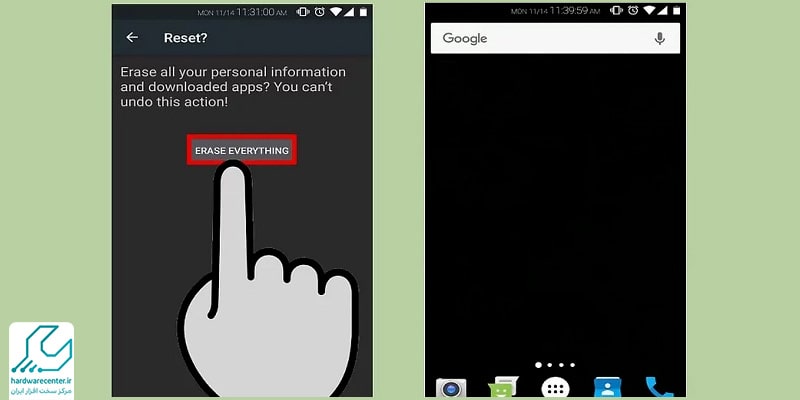 ریست فکتوری گوشی سامسونگ